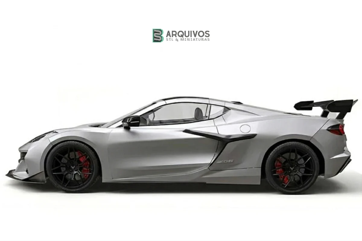 Modelo 3D STL - Chevrolet Corvette Z06 2023 — foto 2